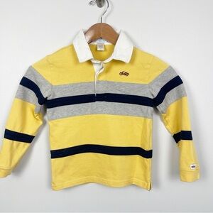 Janie and Jack Rugby Style Striped Collared Shirt